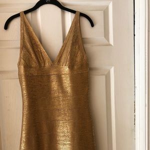 Gold dress